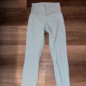 Lululemon Baby Blue Athletic Leggings
